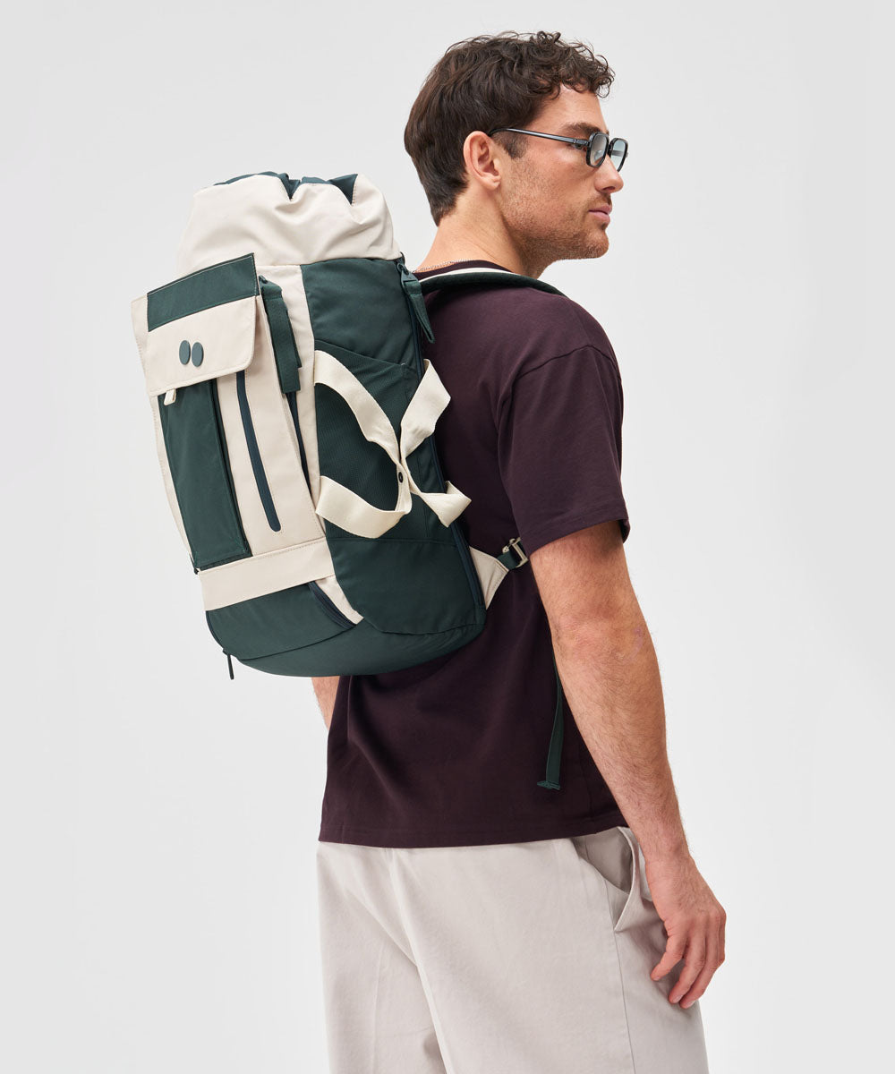 Pinqponq Blok Medium Backpack made from recycled PET bottles Construct