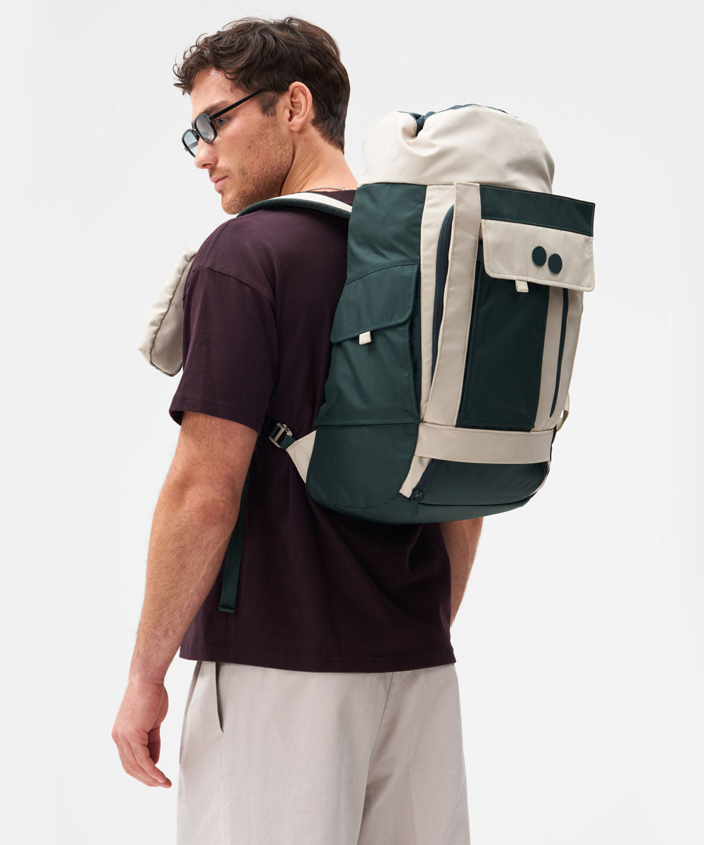 Pinqponq Blok Medium Backpack made from recycled PET bottles Construct