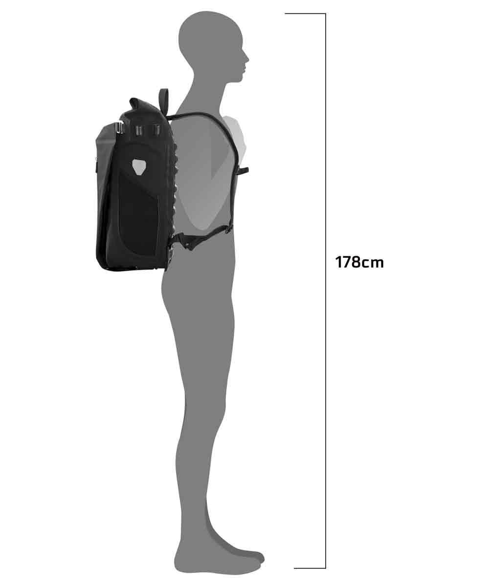 ORTLIEB Vario PS PLUS backpack bike bag 26 liters