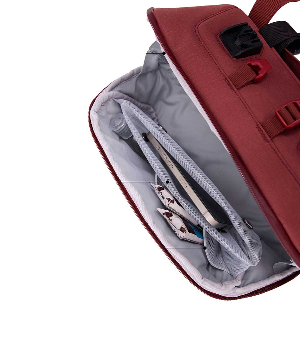 OTINGA Bundle: Bike and Hike Fahrrad-Rucksack + Lenkertasche