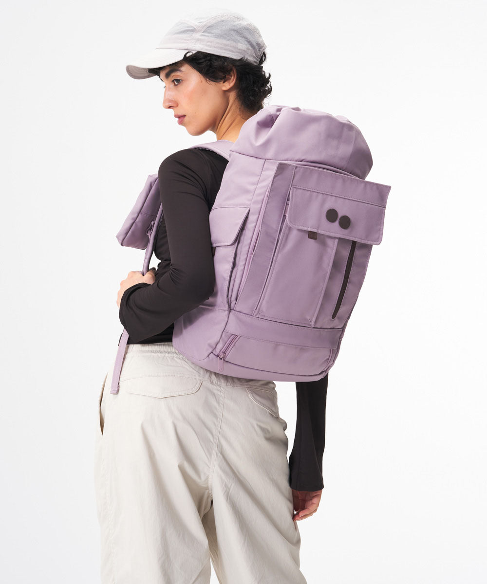 Pinqponq Blok Medium Backpack made from recycled PET bottles Construct
