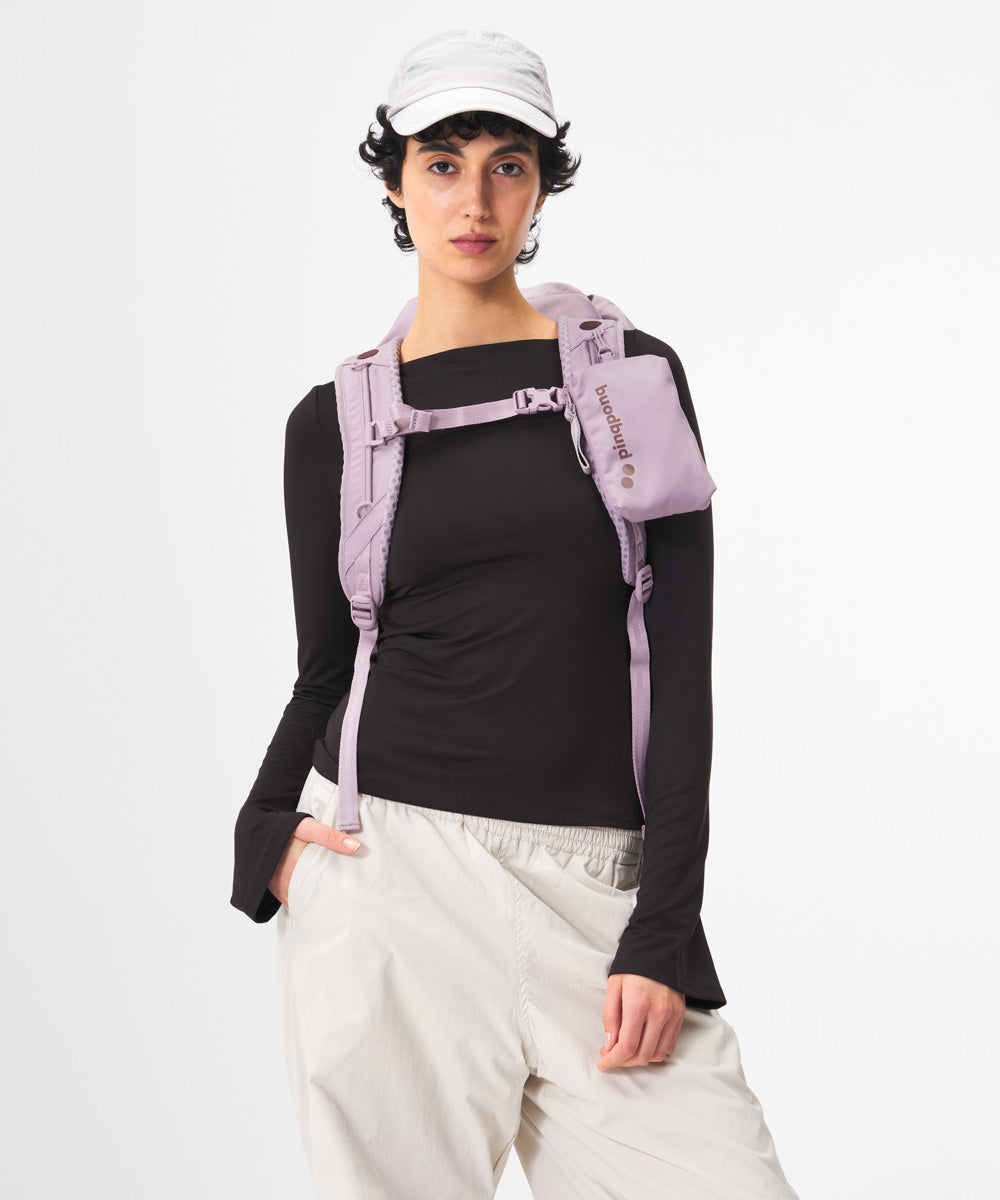 Pinqponq Blok Medium Backpack made from recycled PET bottles Construct