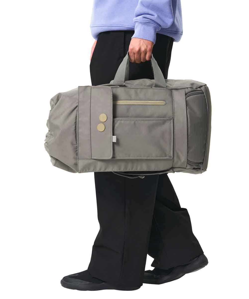 Pinqponq Blok Medium Backpack made from recycled PET bottles Construct