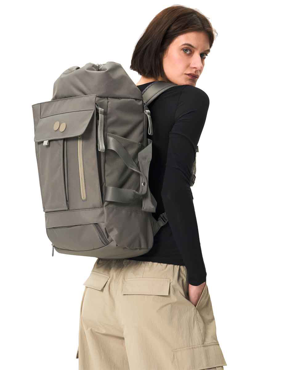 Pinqponq Blok Medium Backpack made from recycled PET bottles Construct