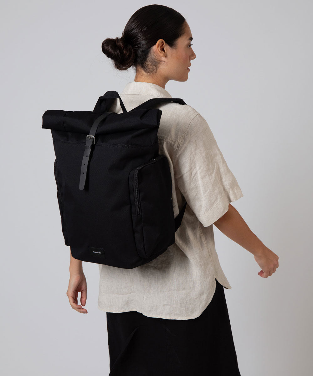 Sandqvist Rolltop backpack Axel made of recycled polyester
