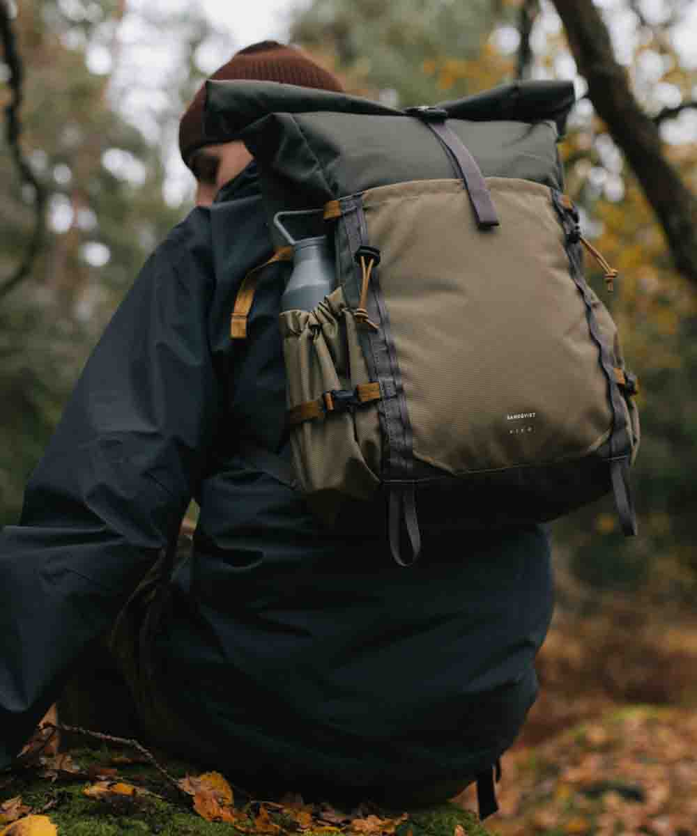 Sandqvist Forest Hike roll top backpack