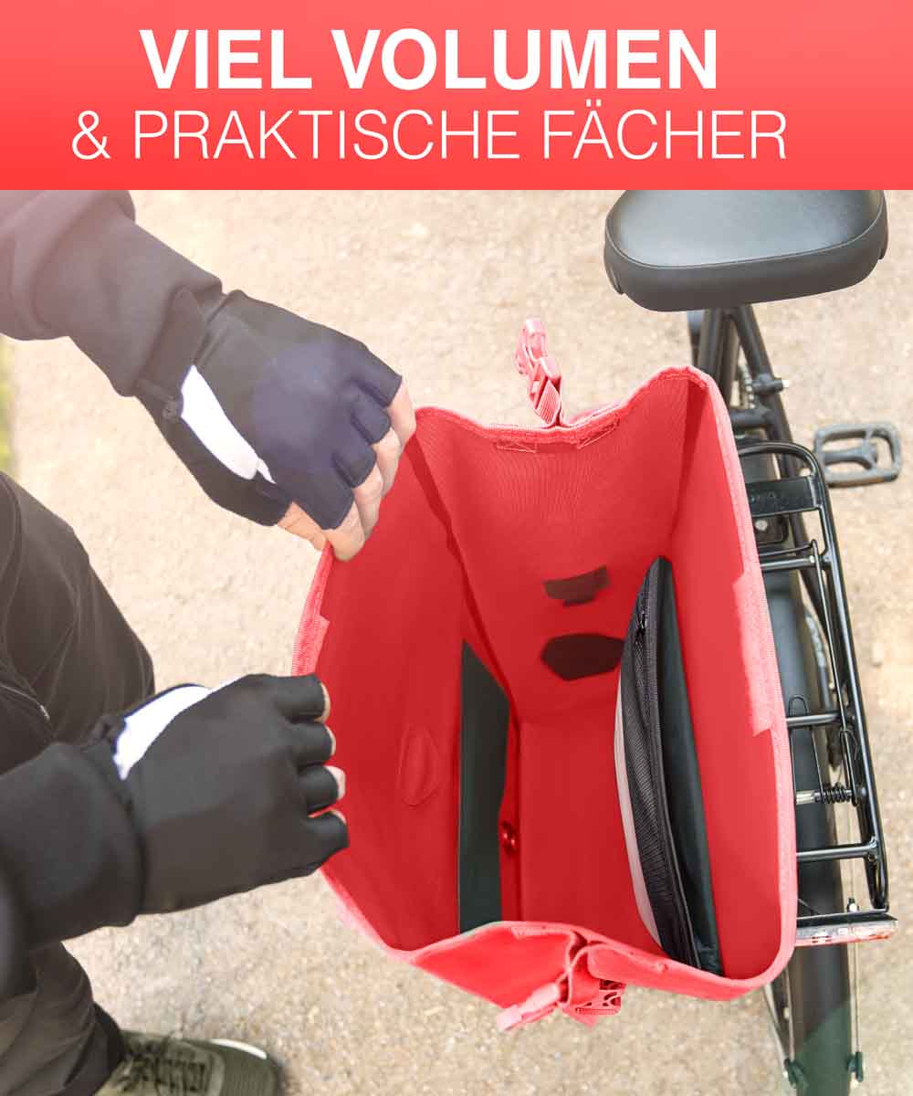 VALKENTAL ValkOcean 2-in-1 Fahrradtasche 22-28L