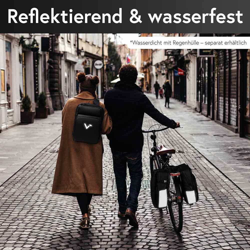 VALKENTAL ValkBusiness 3-in-1 bicycle bag 22L