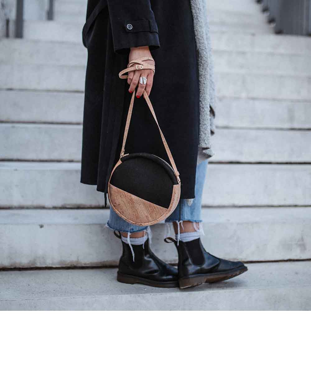 UlStO cork handbag Macra Vegan