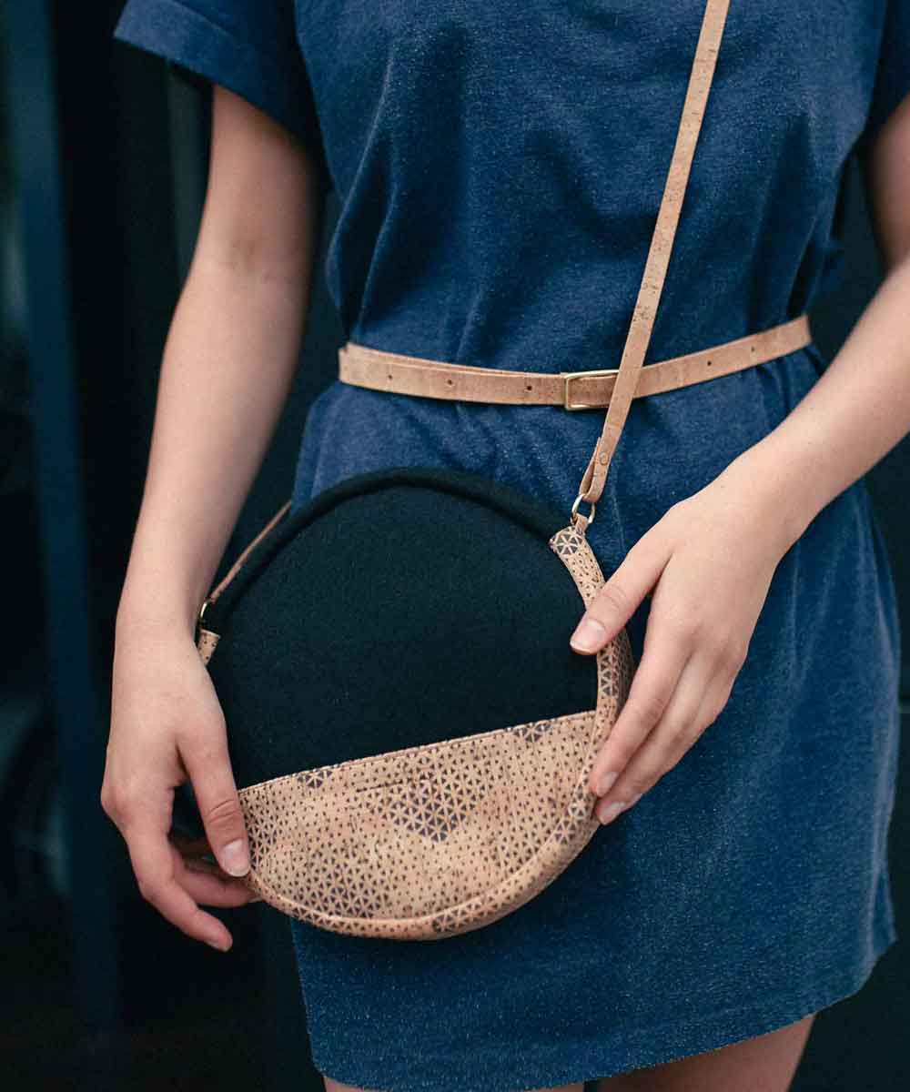 UlStO cork handbag Macra Vegan