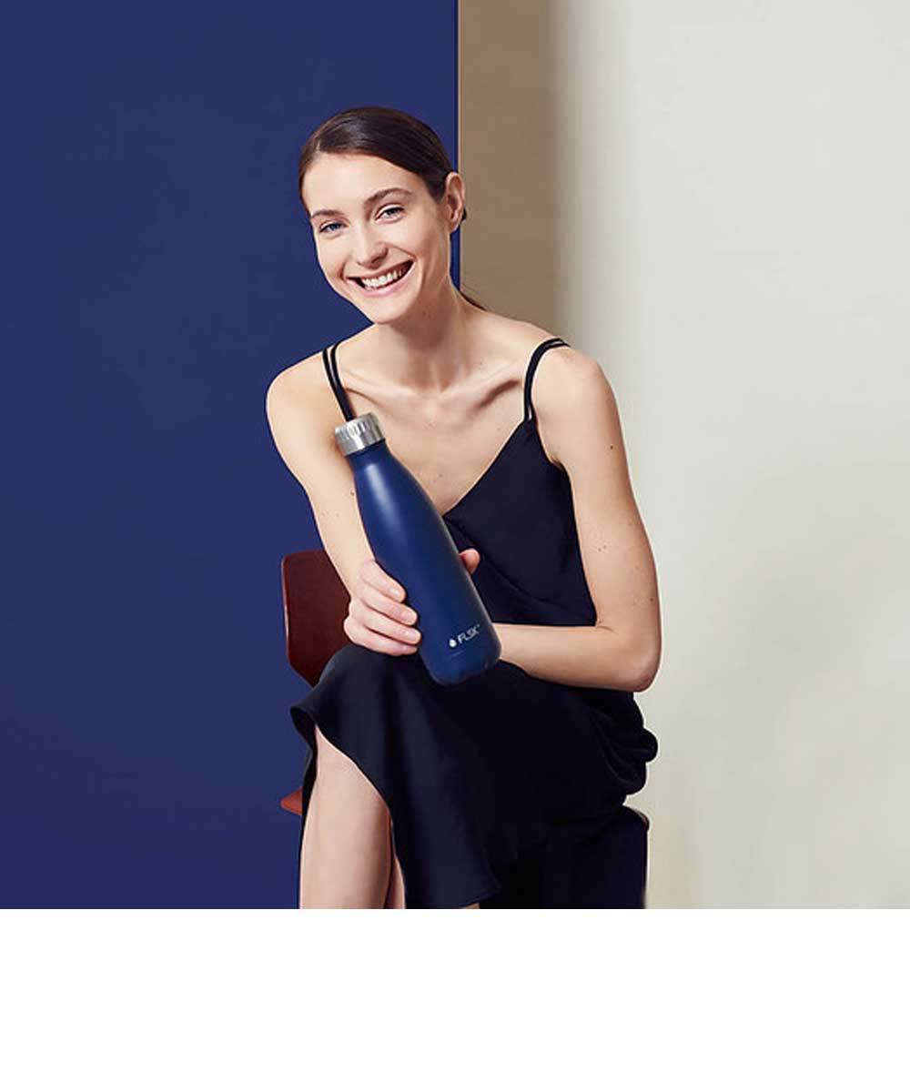 FLSK thermos bottle (0.75 liters) made of double-walled stainless steel