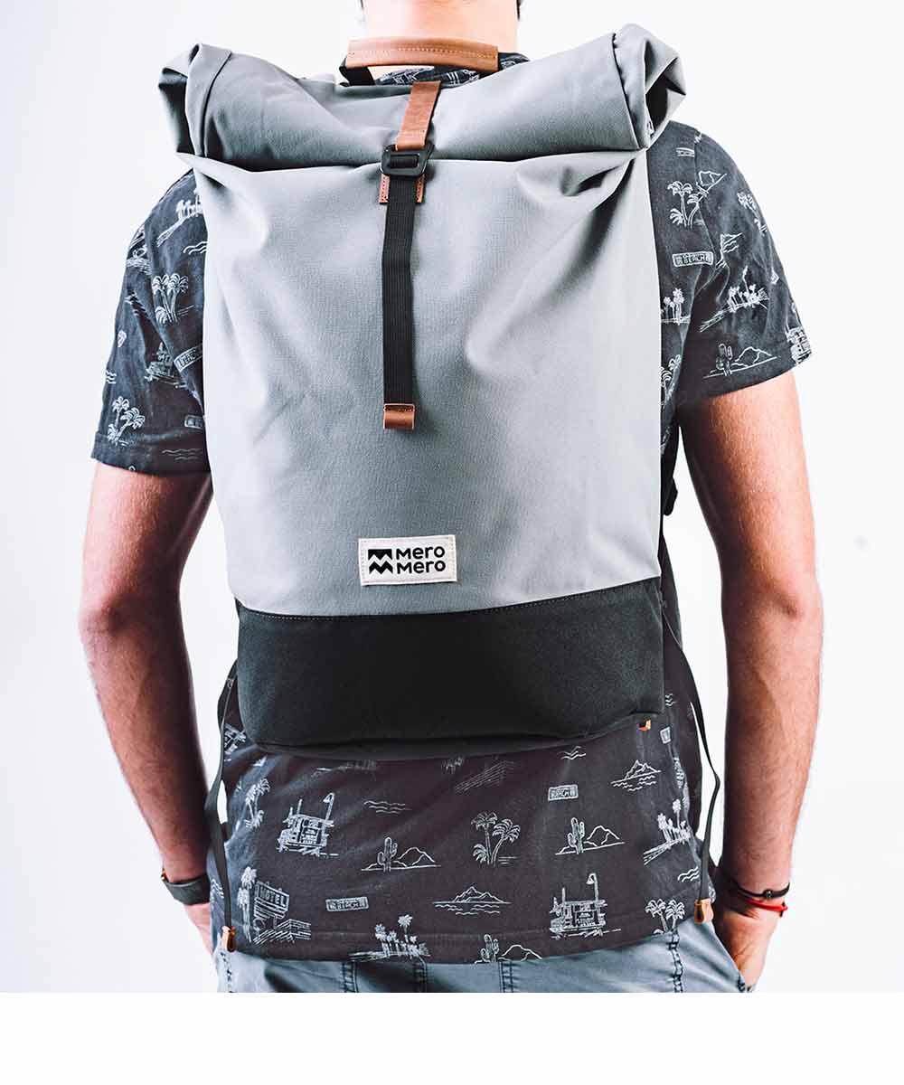 MeroMero Squamish roll top backpack