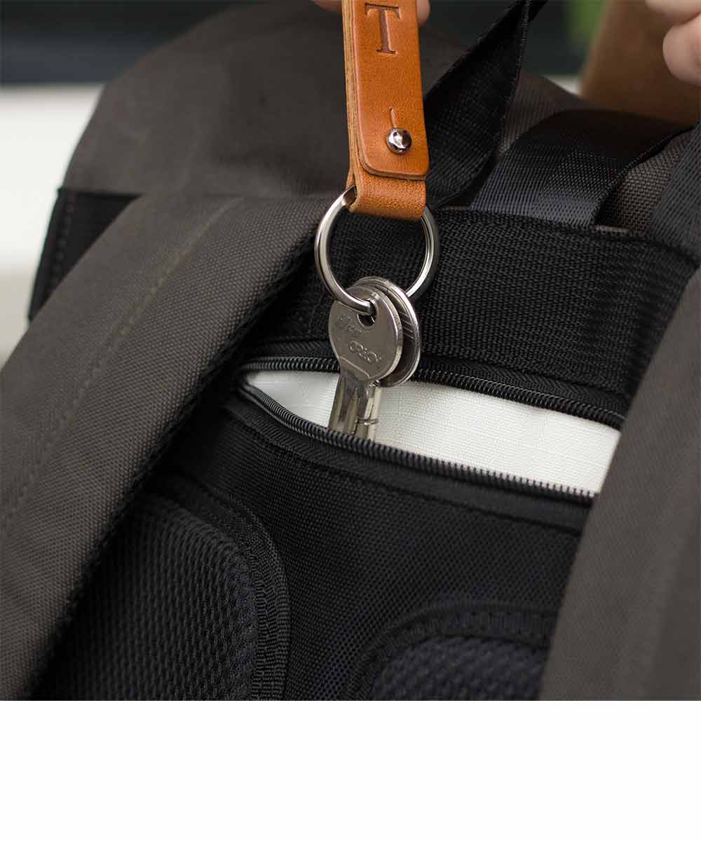 Property of Bike Pack Lenny roll top backpack made from recycled PET bottles