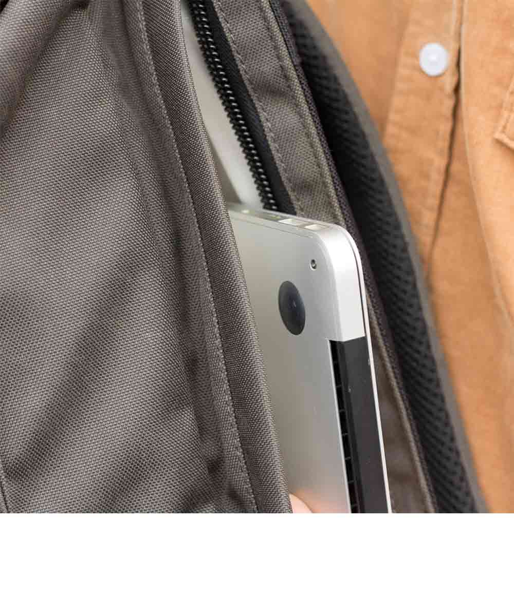 Property of Bike Pack Lenny roll top backpack made from recycled PET bottles