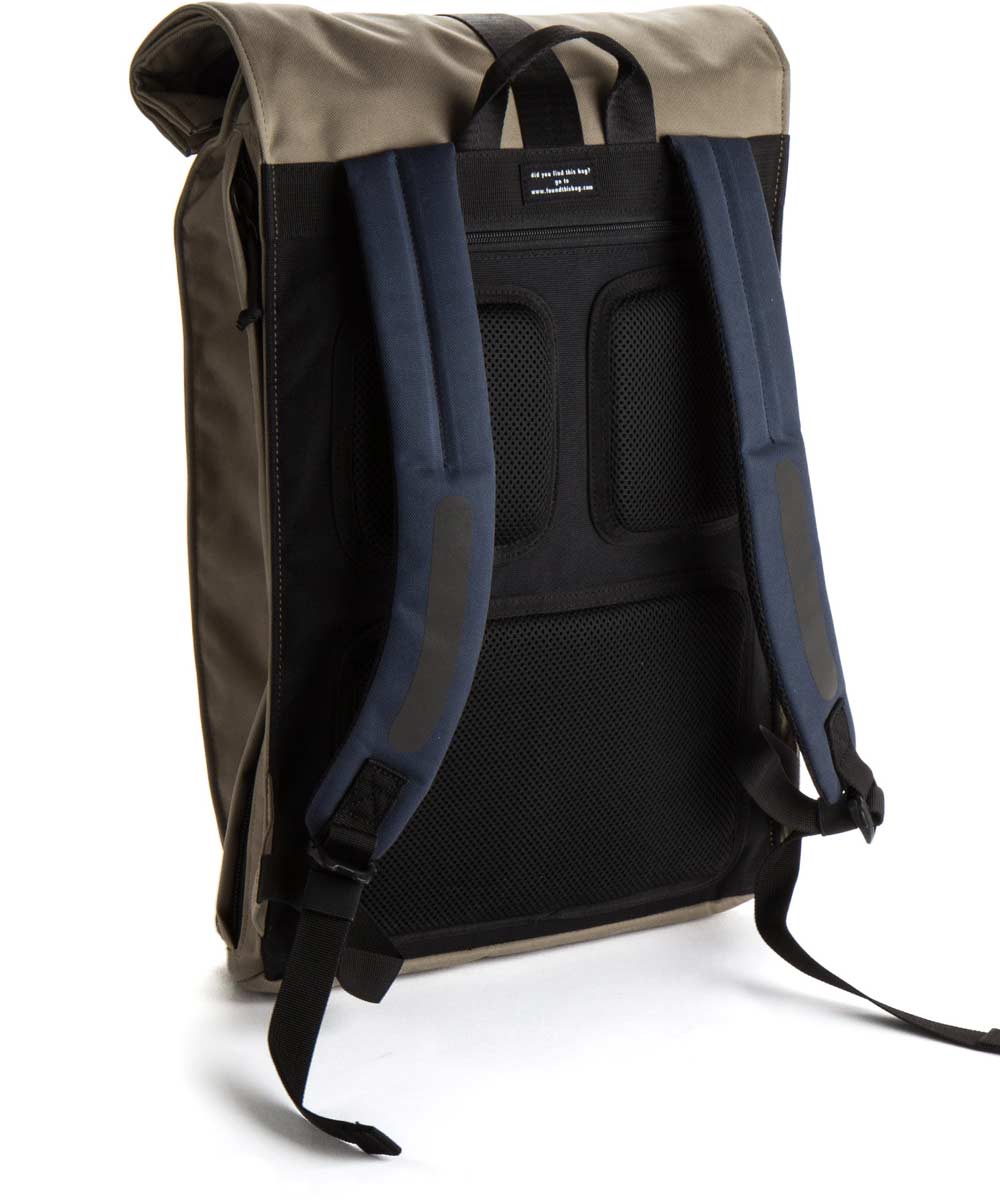 Property of Bike Pack Lenny roll top backpack made from recycled PET bottles