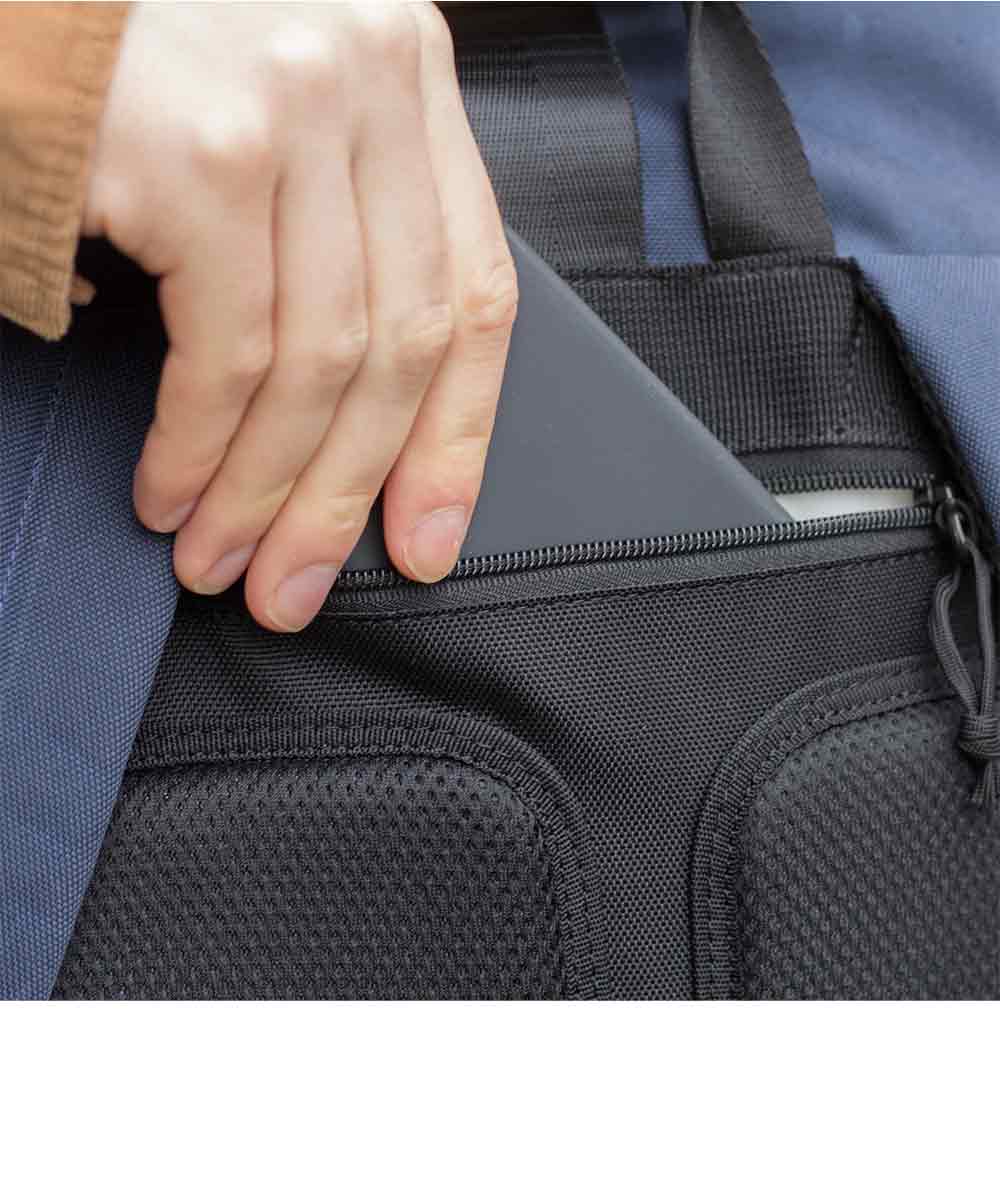 Property of Bike Pack Lenny roll top backpack made from recycled PET bottles