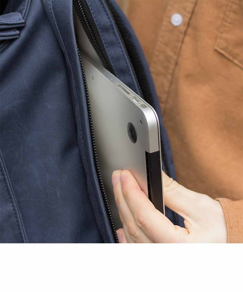 Property of Bike Pack Lenny roll top backpack made from recycled PET bottles