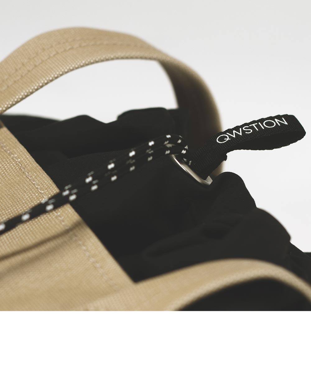 Qwstion Tote Bag Large made of Bananatex® plastic-free