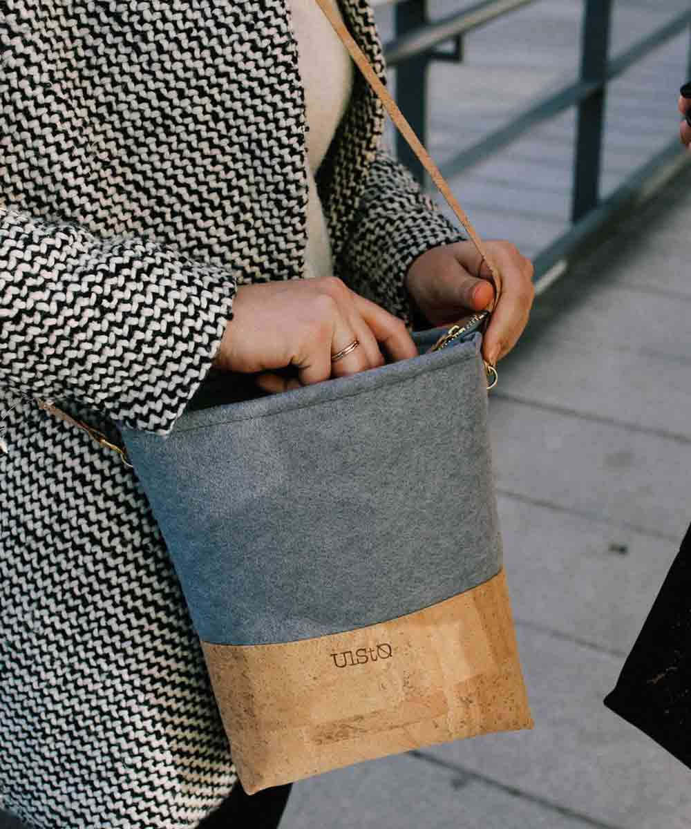 UlStO Kork Handtasche Pectina Vegan