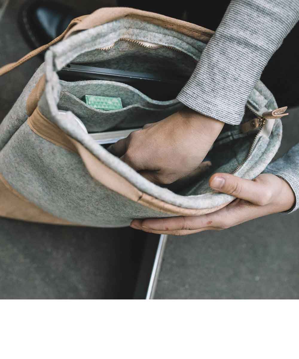 UlStO cork backpack Luco Vegan