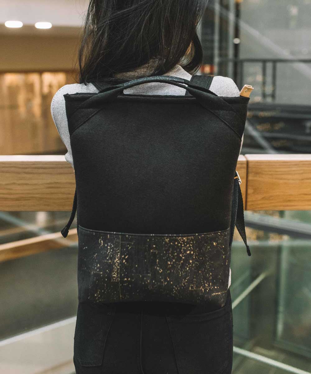 UlStO cork backpack Luco Vegan