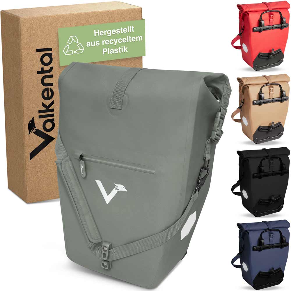 VALKENTAL ValkOcean 2-in-1 Fahrradtasche 22-28L