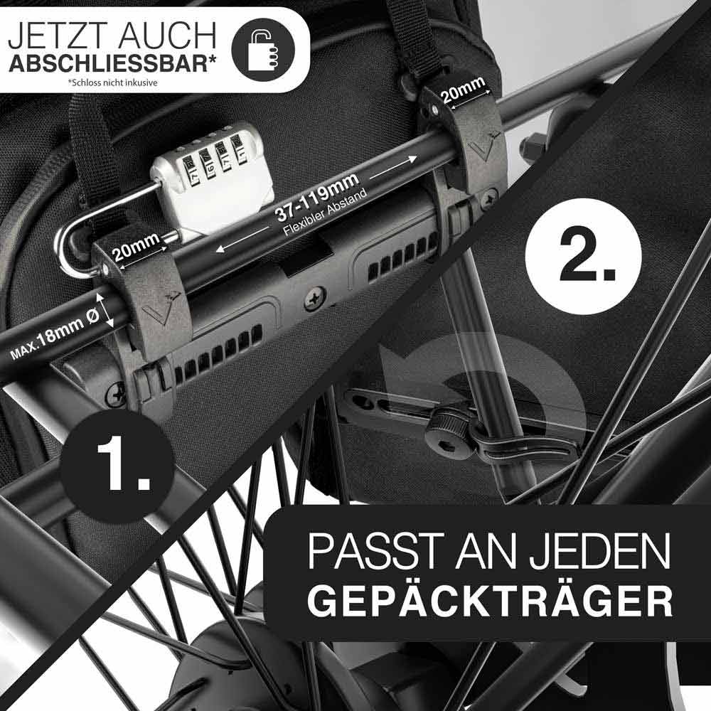 VALKENTAL ValkPro 3-in-1 bike bag 19-26L