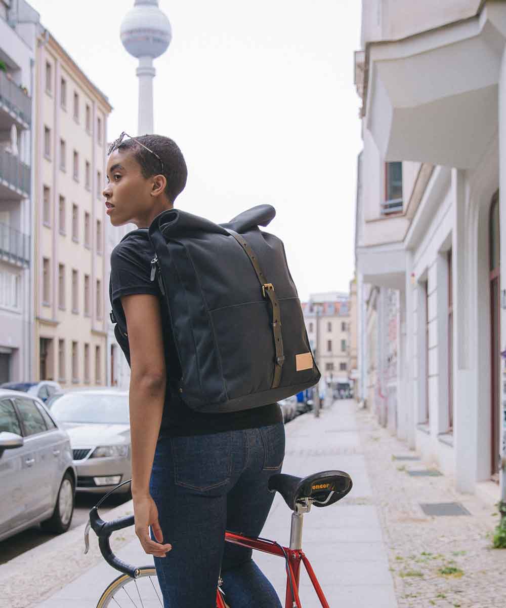 Den passenden nachhaltigen Fahrrad Rucksack finden