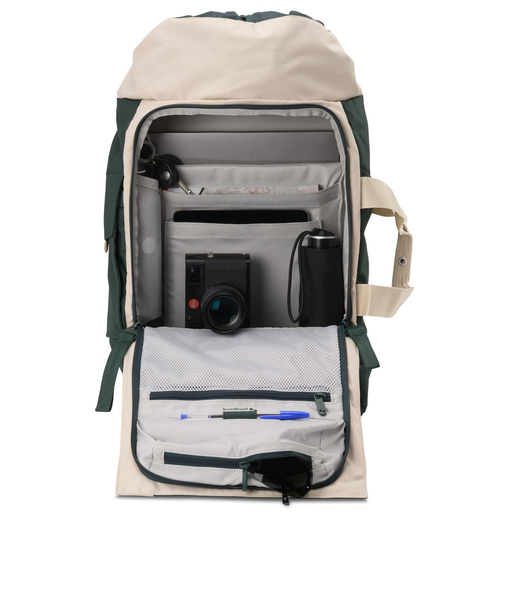 Pinqponq Blok Medium Backpack made from recycled PET bottles Construct