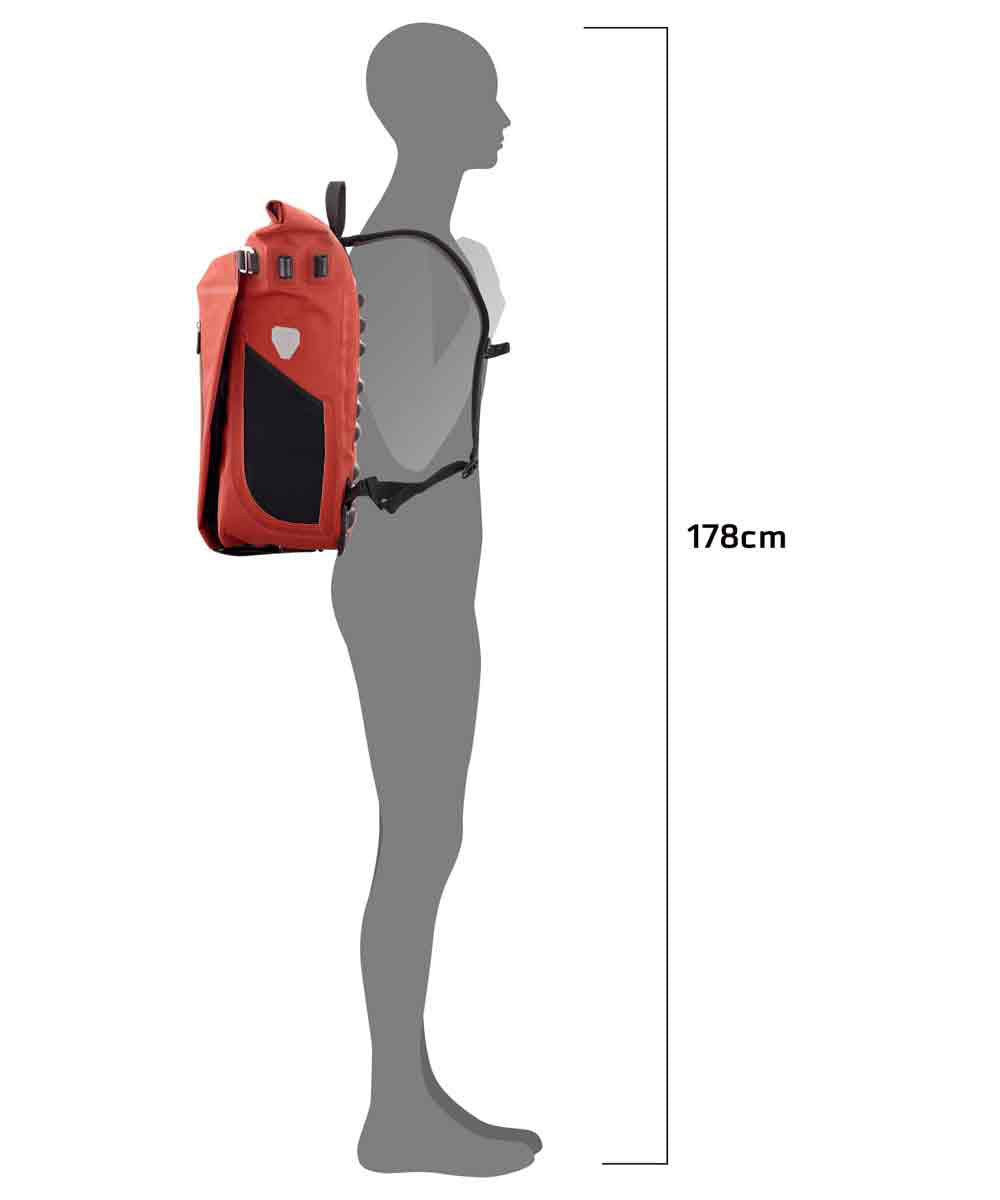 ORTLIEB Vario PS PLUS Rucksack-Fahrradtasche 26 Liter