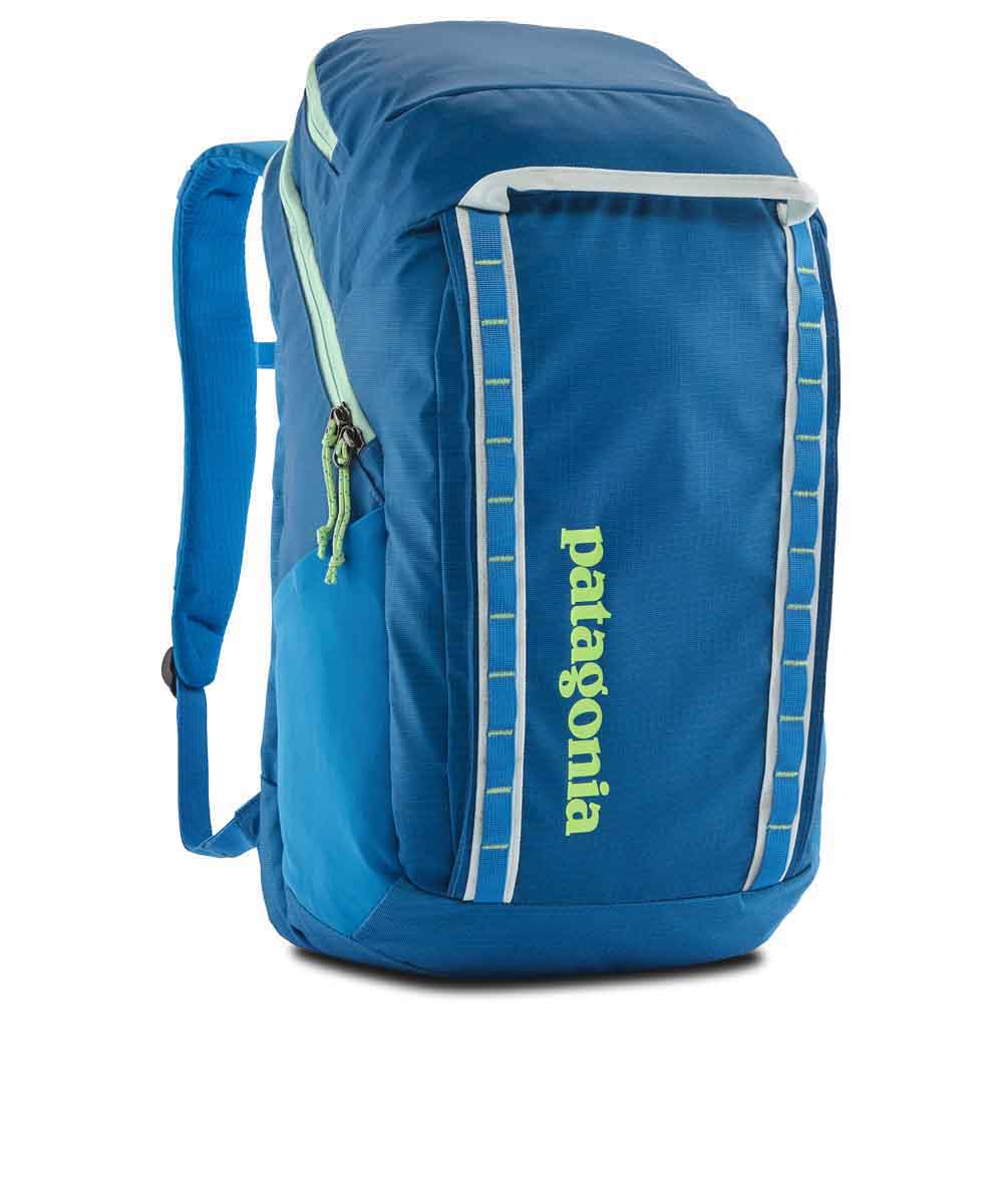 Black and blue backpack on sale