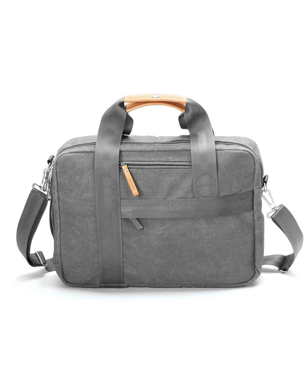 Buy QWSTION Office Bag Organic Canvas online | Fair Couture