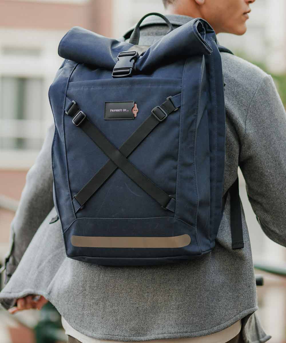 Property of Bike Pack Lenny Rolltop-Rucksack aus recycelten PET-Flaschen