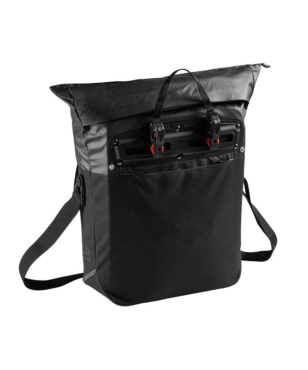 Vaude CityShop bicycle bag made from recycled PET bottles